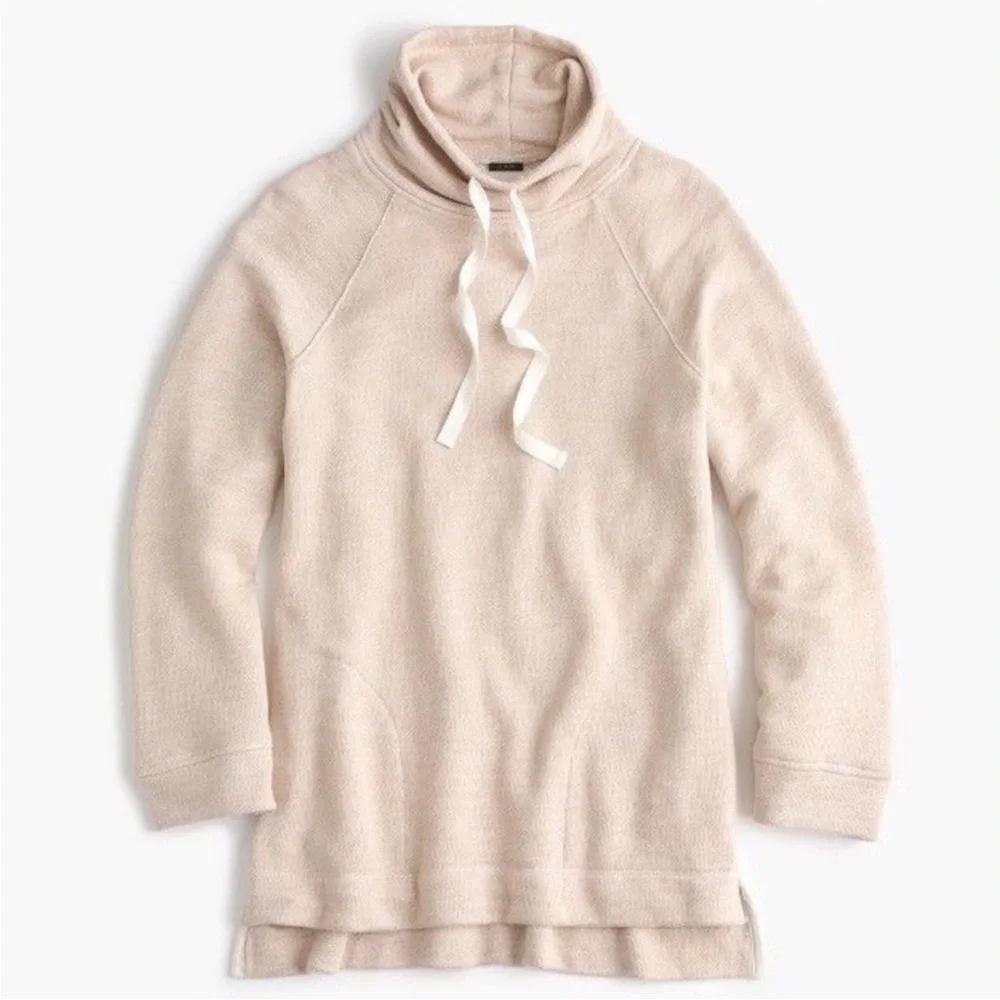 J.Crew Cotton Turtleneck Tunic Sweatshirt